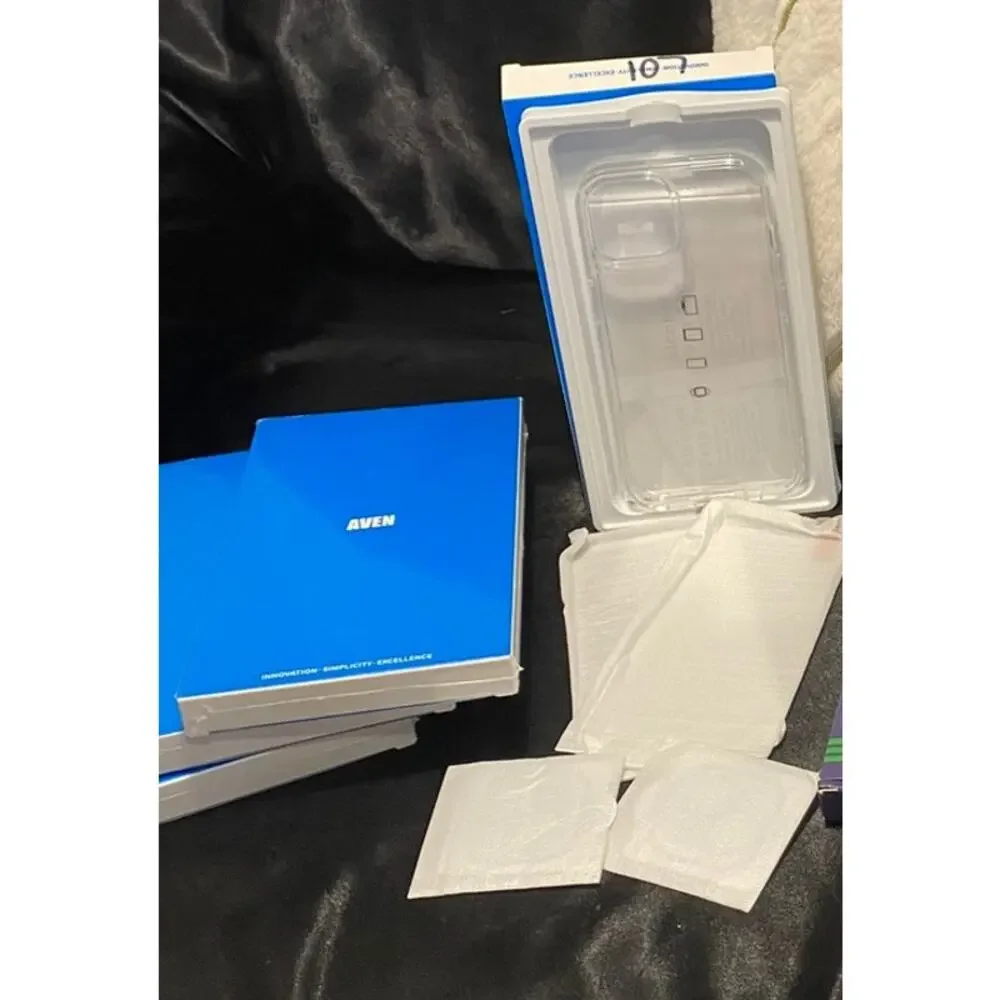 Brand New iPhone 15 Cases Screen & Lens Protectors - Black, Clear, Glitter